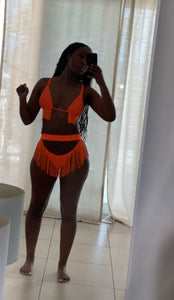 Fringe Bikini Sunsuit